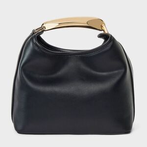 Mini Slouchy Handbag - A New Day Black